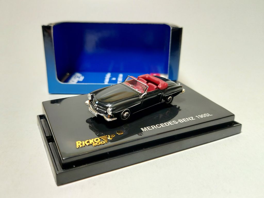 Ricko 1:87 Mercedes-Benz 190SL  (W121) black - фото фото фото 1