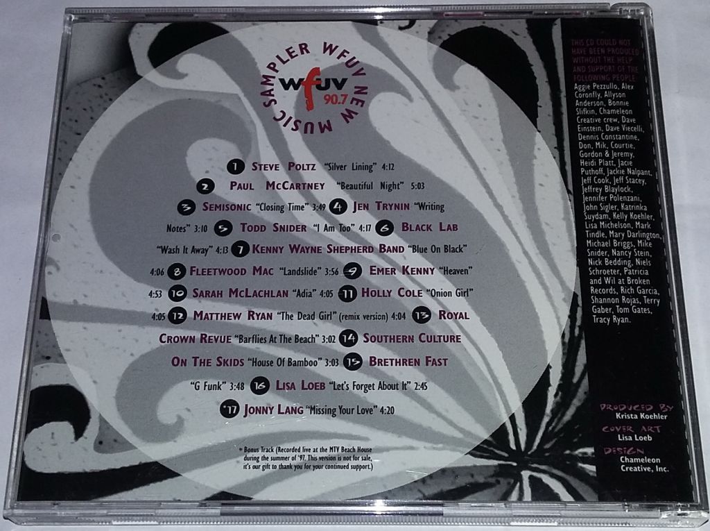 VARIOUS WFUV New Music Sampler - Swingin' Tunes  CD US - фото фото фото 2