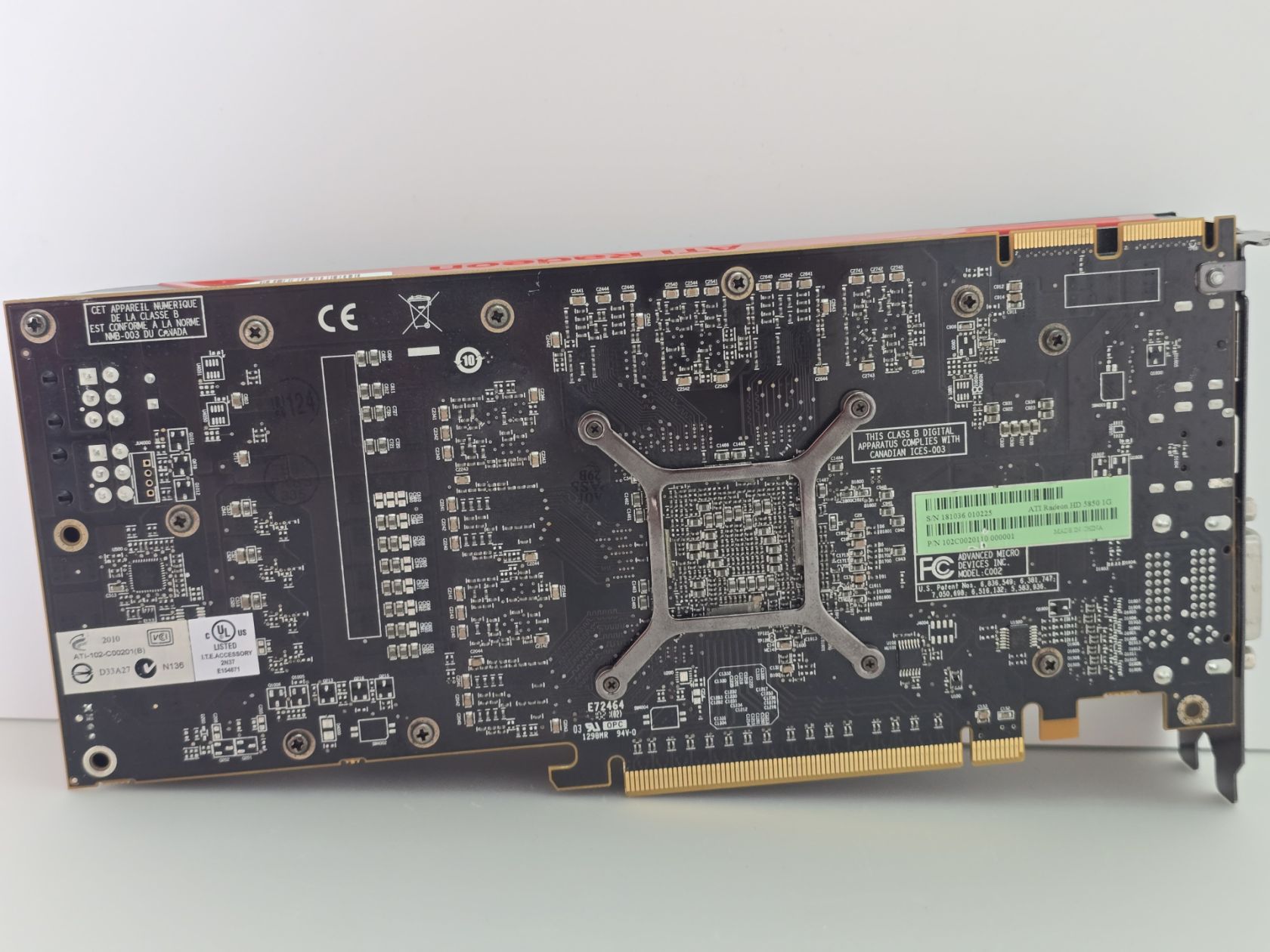 Відеокарта ATI Radeon HD 5850 1GB     (1GB,GDDR5,256 Bit,HDMI,PCI-Ex,Б/у) - фото фото фото 2