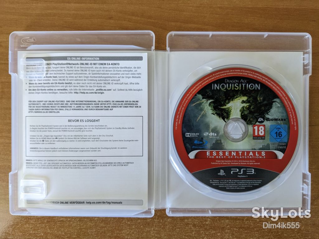 Диск Dragon Age Inquisition PS3 - фото фото фото 2