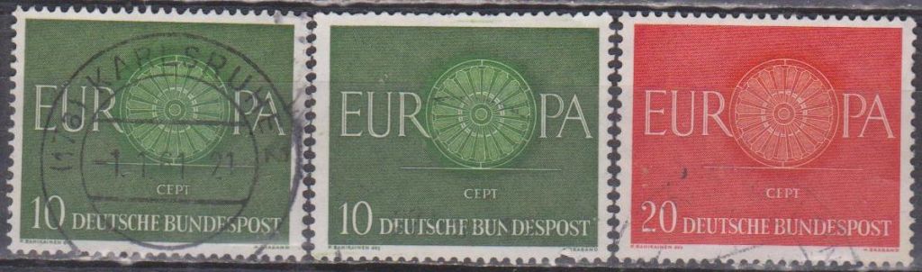 Германия Німеччина ФРН 1960 Европа СЕРТ - фото фото фото 0