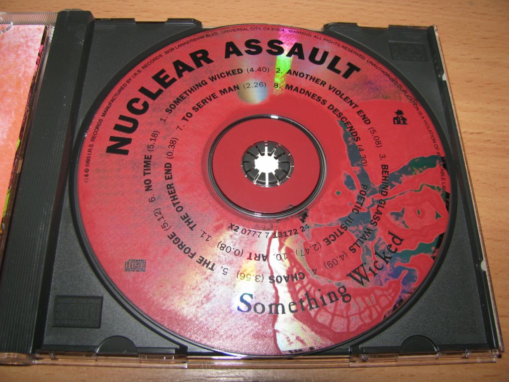 NUCLEAR ASSAULT - Something Wicked     (1993 I.R.S. USA 1st press) - фото фото фото 2
