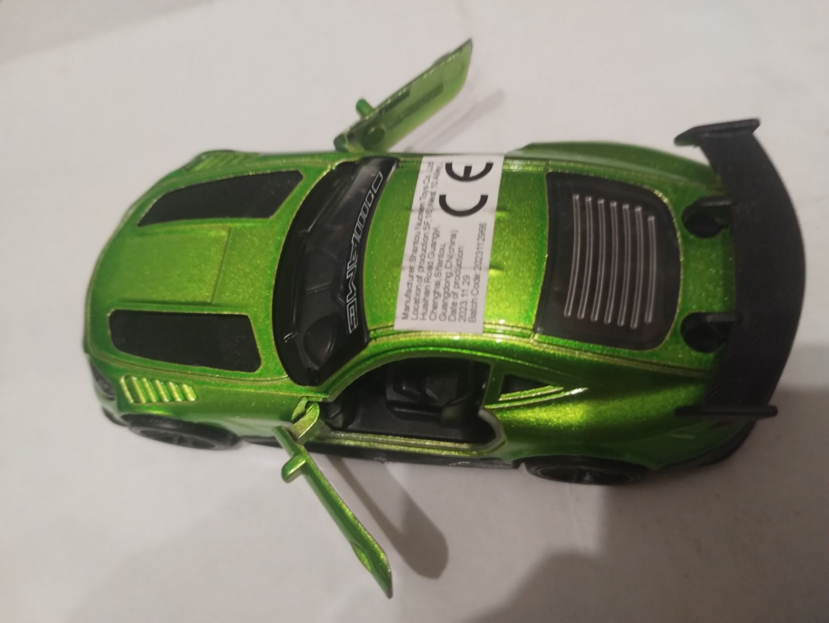 Іграшкова металева машинка, колекційна,модель спорткар Mercedes-AMG GT    (зеленого цвета)    , розмір 1/36 - фото фото фото 0