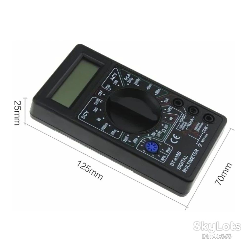 Мультиметр DT-830B - фото фото фото 7