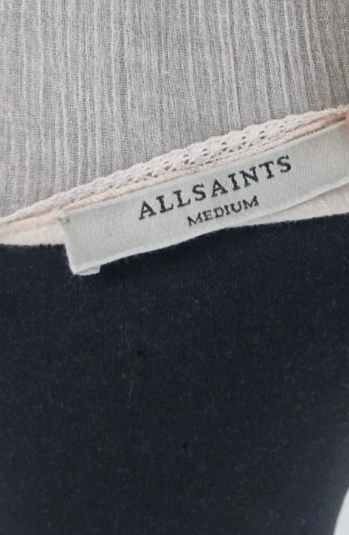 Блуза oversize Allsaints жатка с оборками Isa tee 46-48р - фото фото фото 7