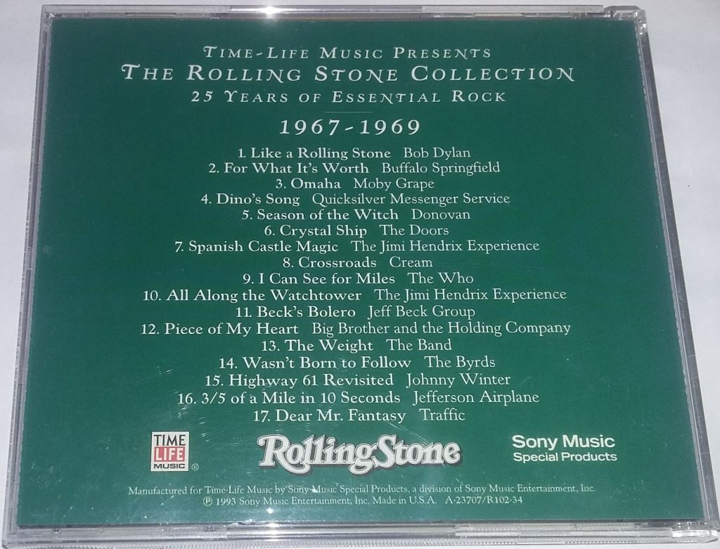 VARIOUS The Rolling Stone Collection: 1967-1969  CD US - фото фото фото 2