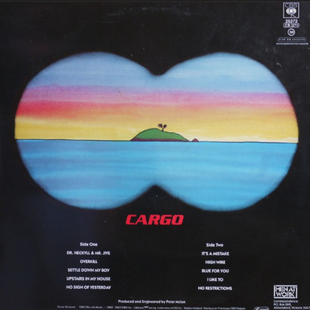 Men At Work - Cargo - 1983.  (LP). 12. Vinyl. Пластинка. Holland - фото фото фото 1