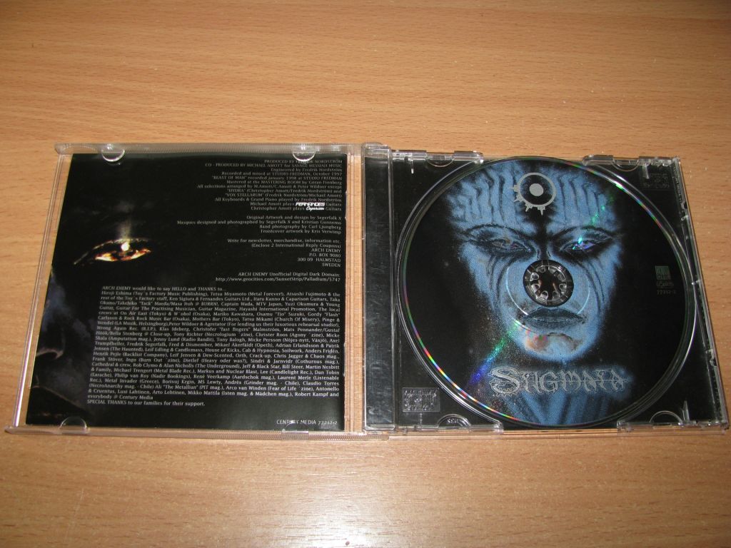 ARCH ENEMY - Stigmata  (1998 Century Media 1st press) - фото фото фото 1