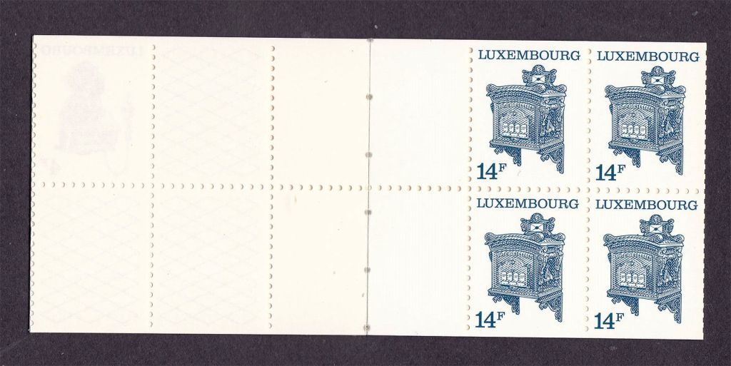 ZM  Люксембург  1991 г MNH  - буклет  - 3 скана - фото фото фото 2
