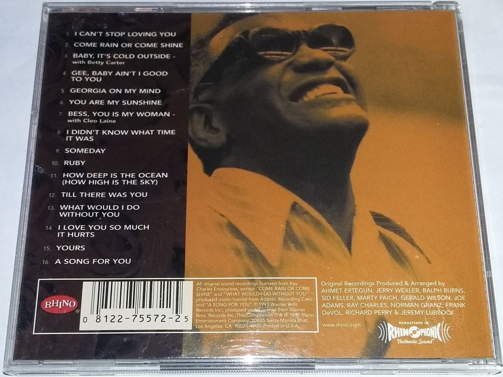 RAY CHARLES Love Songs  CD  US - фото фото фото 2