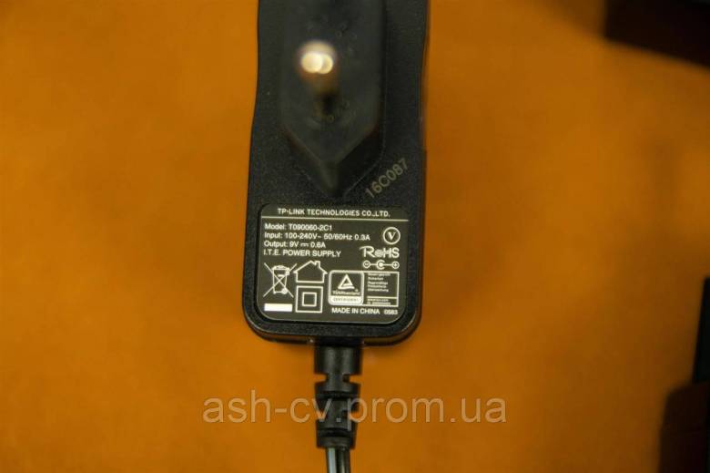 Блок живлення, TP-LINK, T090060-2C1, 9V, 600mA - фото фото фото 3