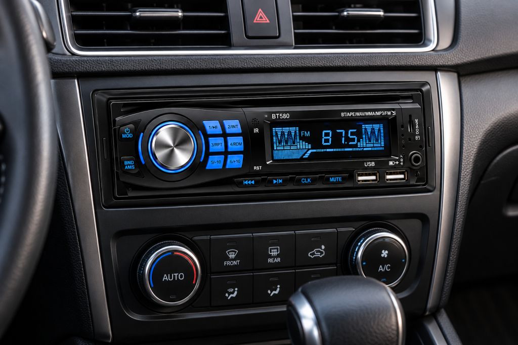 Автомагнітола MP3 580BT / Автомагнітола 1 DIN / Магнітола в авто з Bluetooth - фото фото фото 2