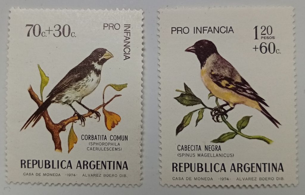 Аргентина 1974 Птицы, фауна, MNH - фото фото фото 0