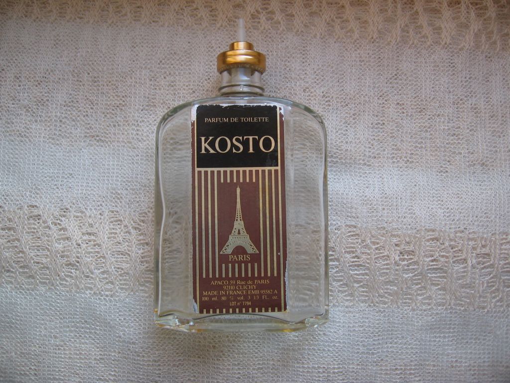 Флакон духи KOSTO Франция 90-х - фото фото фото 0
