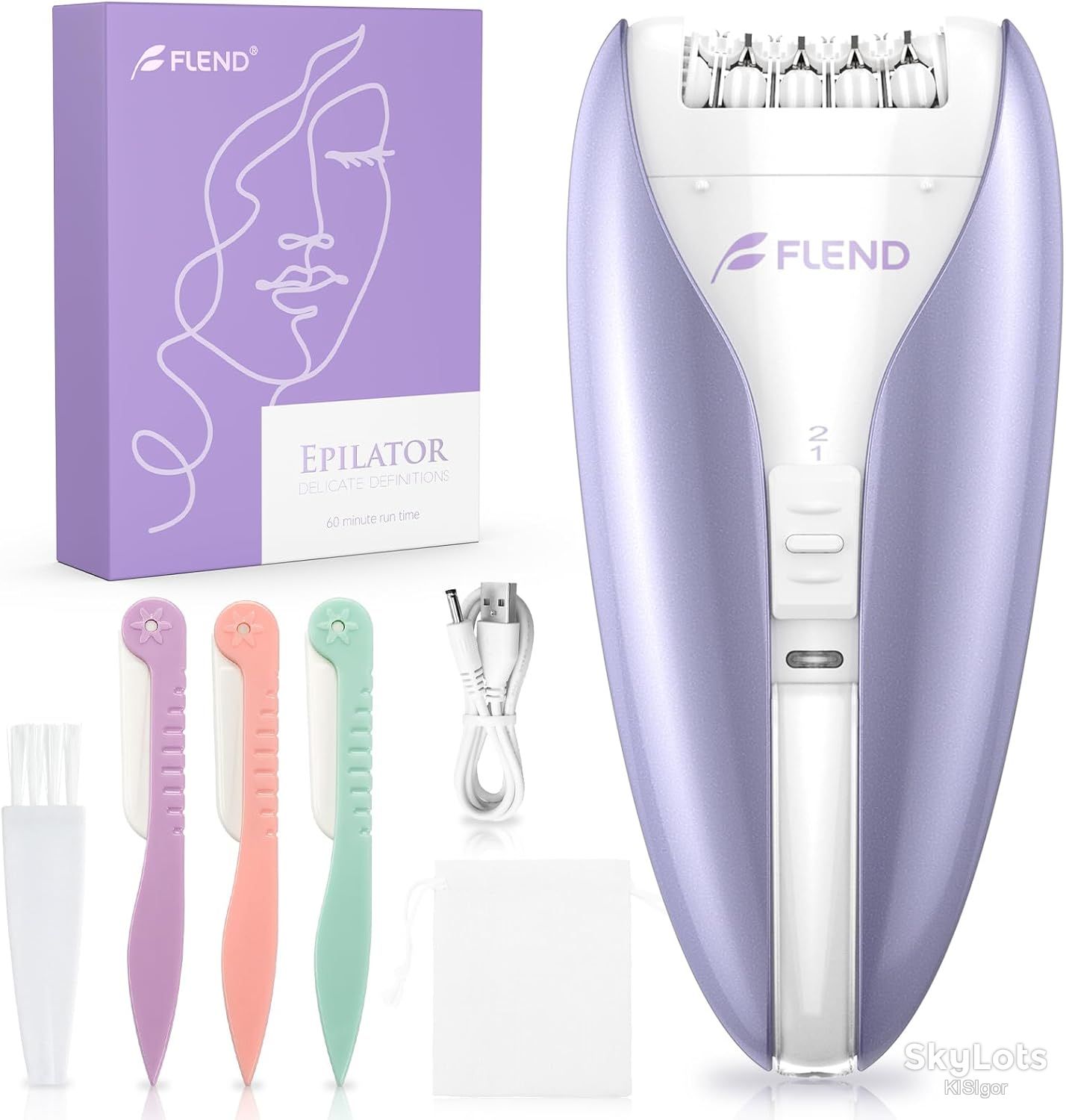 Епілятор Flend  (Flend Quiet Epilator / Silent Epilator) *81090 - фото фото фото 3