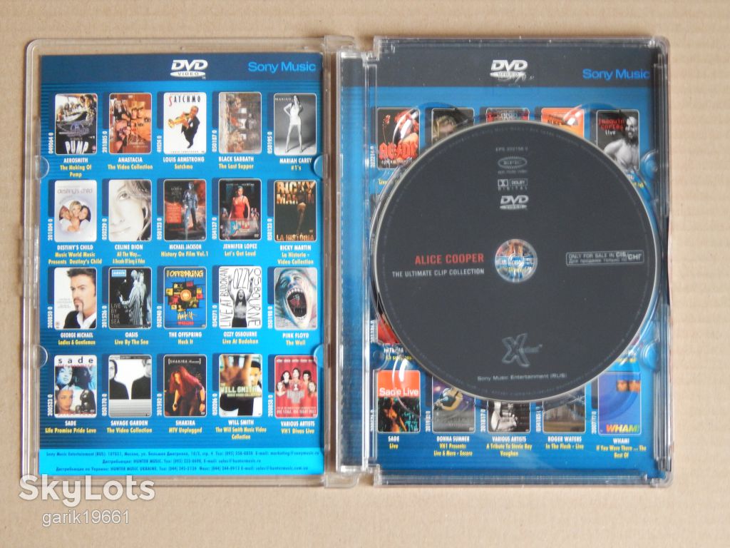 Alice Cooper ‎– The Ultimate Clip Collection (DVD,  Jewel Case) - фото фото фото 2