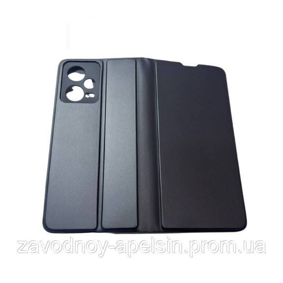 Чехол книжка Xiaomi Note 12 Pro 5G Защита камеры (черный) - фото фото фото 1