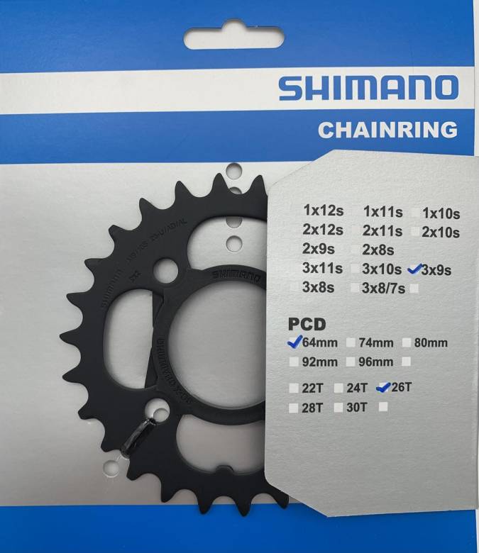 Зірка для шатунів Shimano FC-M431 26T (CMK051) - фото фото фото 0