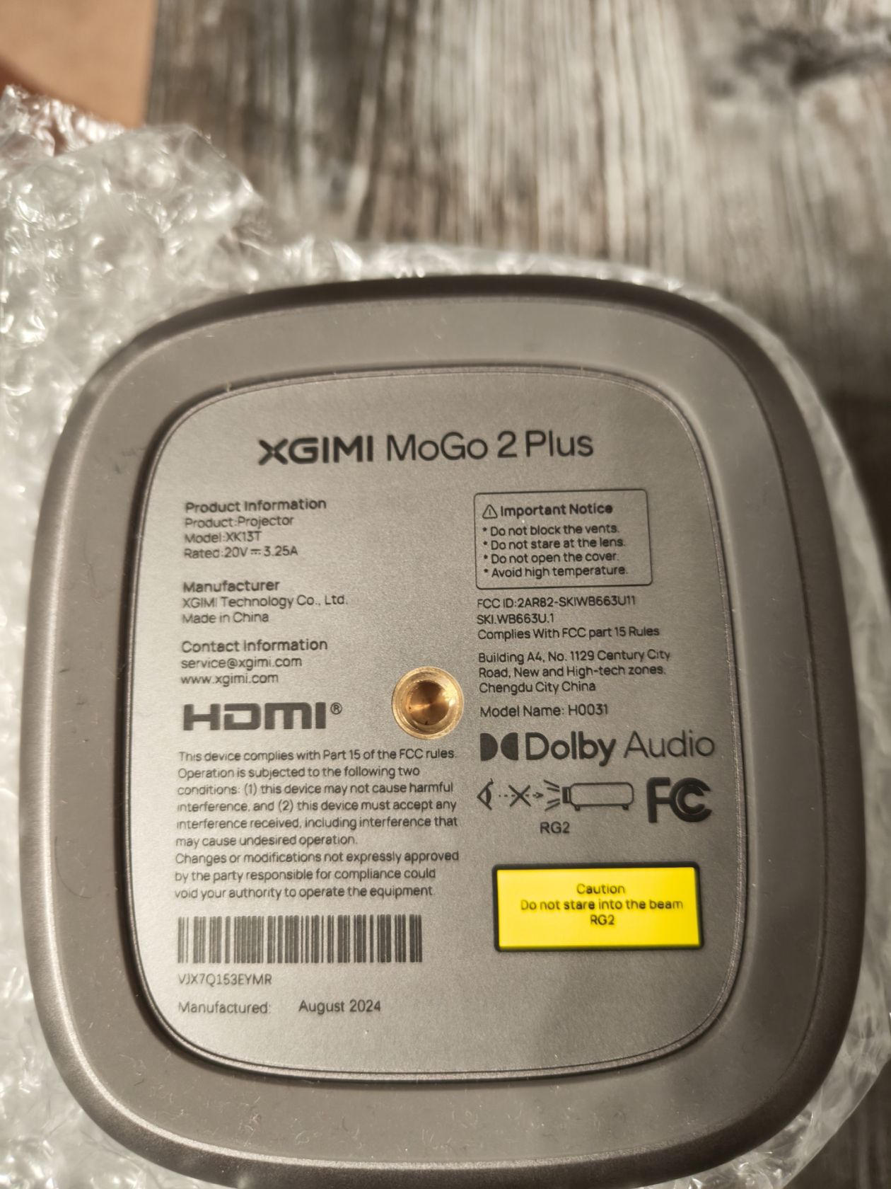 Проєктор XGIMI MoGo 2 Plus - фото фото фото 3