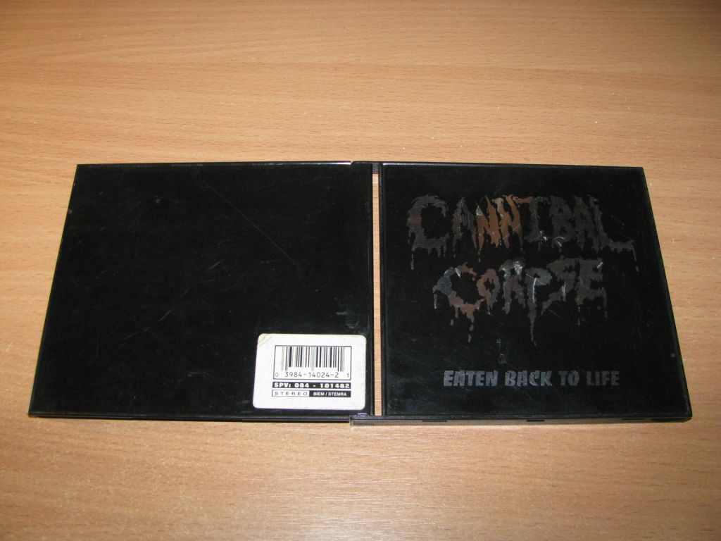 CANNIBAL CORPSE - Eaten Back To Life  (1990 Metal Blade Germany) - фото фото фото 0