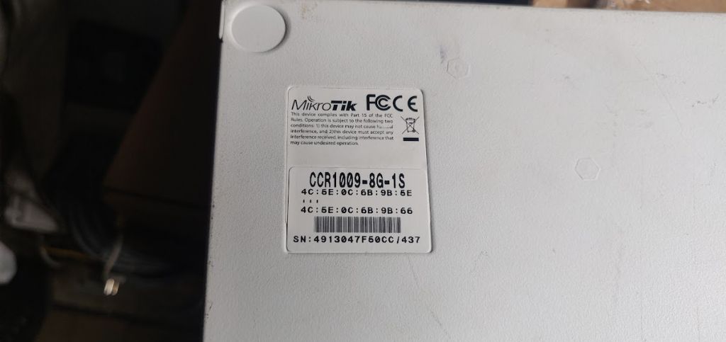 Маршрутизатор Mikrotik Cloud Core Router CCR1009-8G-1S № 220308 - фото фото фото 2