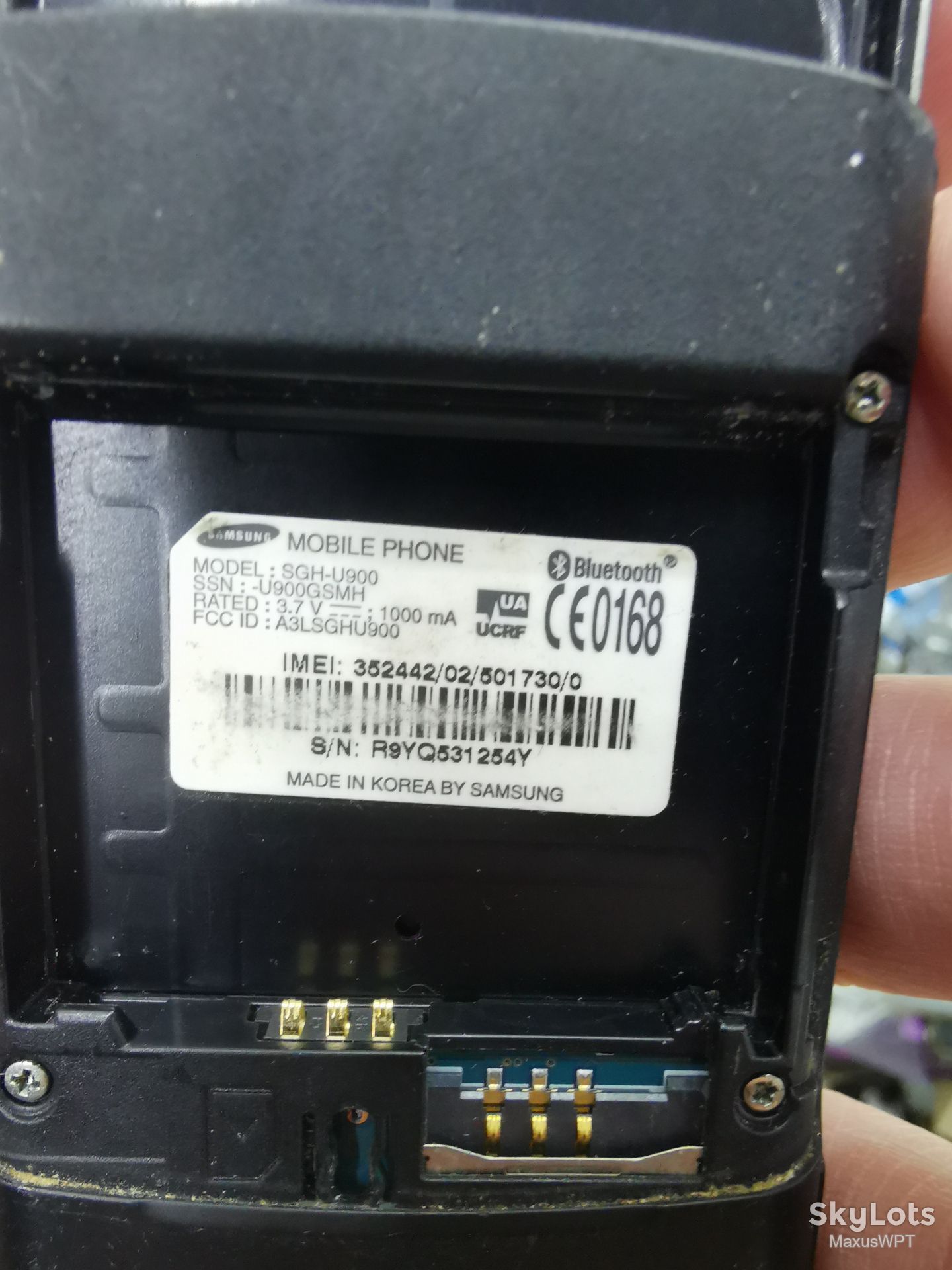 #1256 Sklad Samsung U900 silver gray - фото фото фото 2