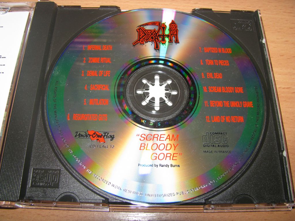 DEATH - Scream Bloody Gore     (1987 Under One Flag 1st press,UK) - фото фото фото 2