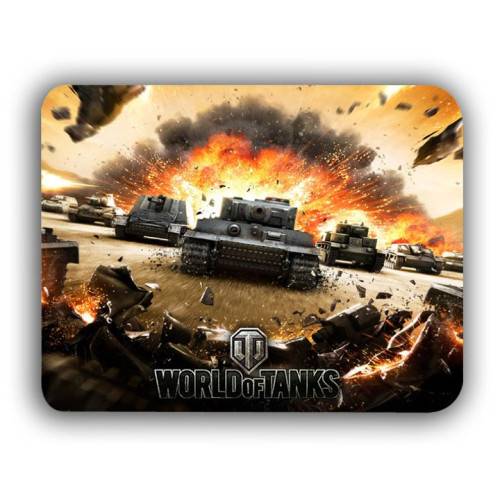 Геймерский коврик World of Tanks с красочным принтом 25х22 см - фото фото фото 0