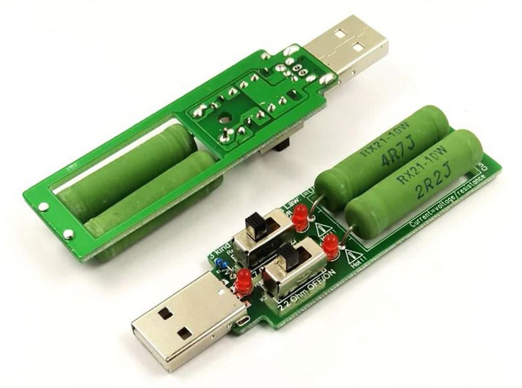 Нагрузочный резистор USB 1А - 2А - 3А - фото фото фото 0