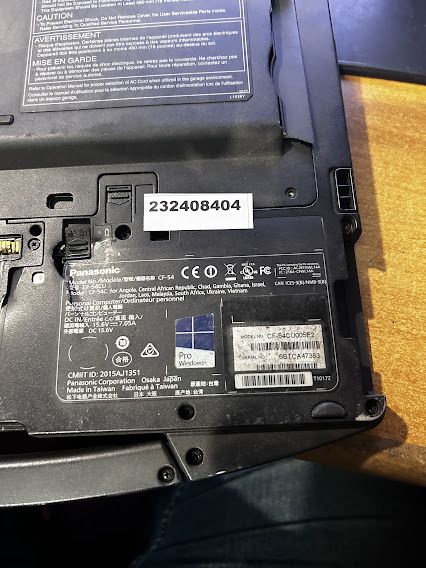 Ноутбук Panasonic ToughBook CF-54 № 232408404 - фото фото фото 6