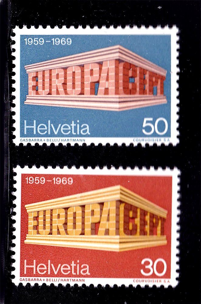 Швейцария 1969 г  MNH - EUROPA CEPT - - фото фото фото 0