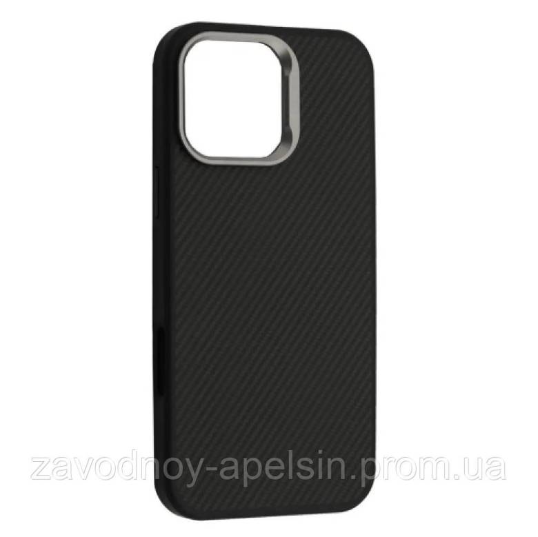 Iphone 15 Pro Max Защитный чехол Kevlar carbon (черный) - фото фото фото 0