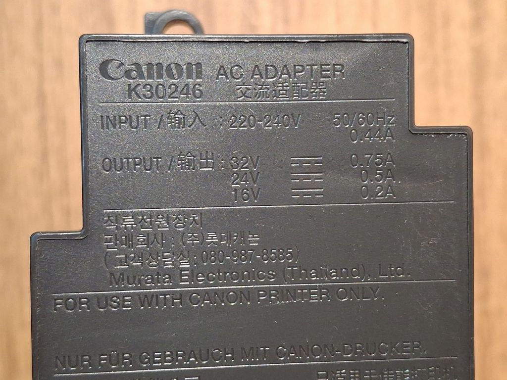 Блок питания Canon K30246 для принтера - фото фото фото 6