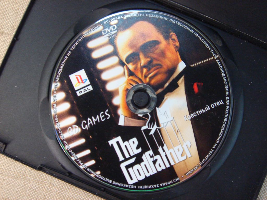 Гра DVD на PS2 The Godfather RU/EN - фото фото фото 1