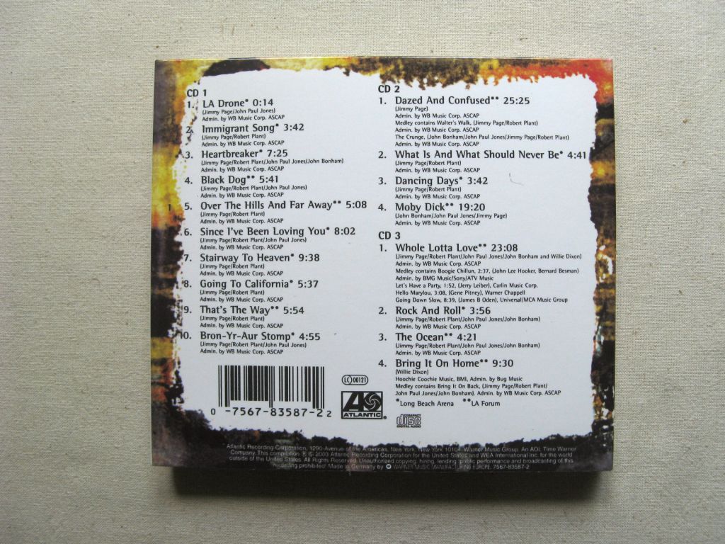 CD Led Zeppelin How The West Was Won. 3 CD. 2003. - фото фото фото 2