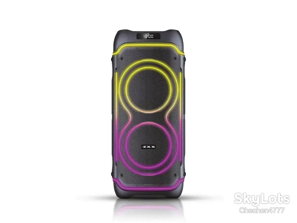 Акустична переносна колонка ZXX-5540 100Вт 2×10″ USB/TWS/TF/REC/LED/EQ/FM/BT/2MIC/ДК - фото фото фото 2