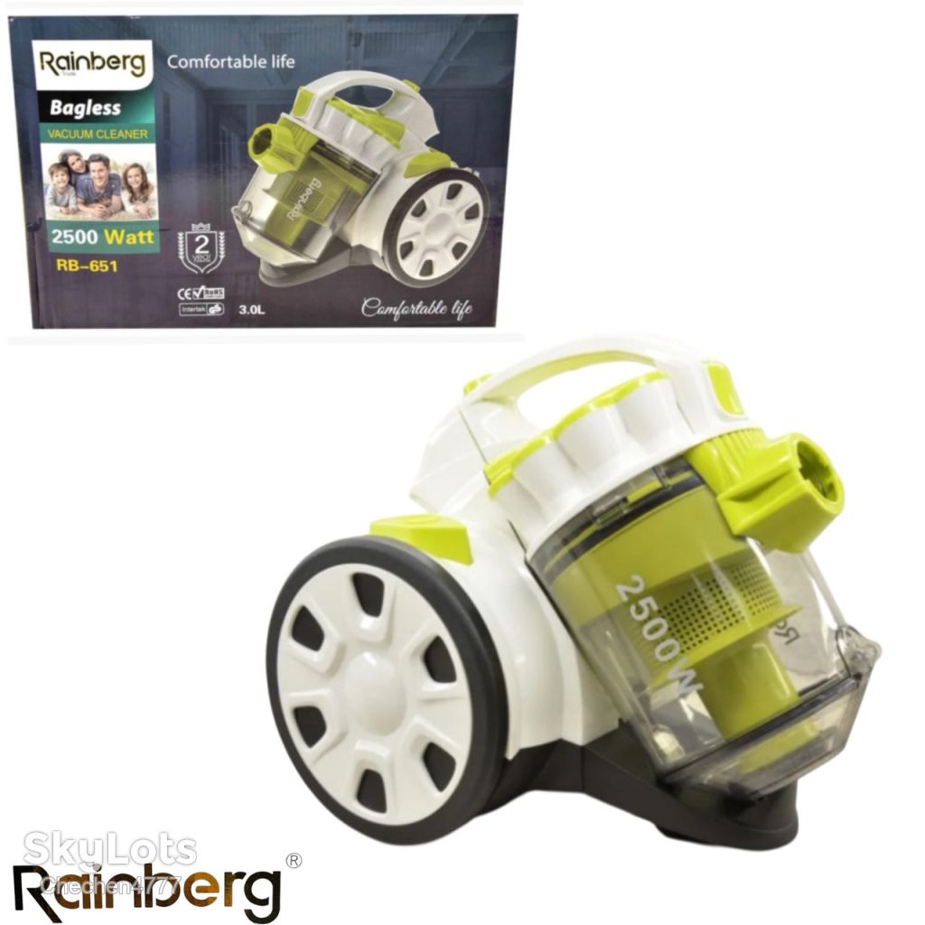 Пилосос Жовтий Rainberg RB-651 Bagless 2500W 3л - фото фото фото 2