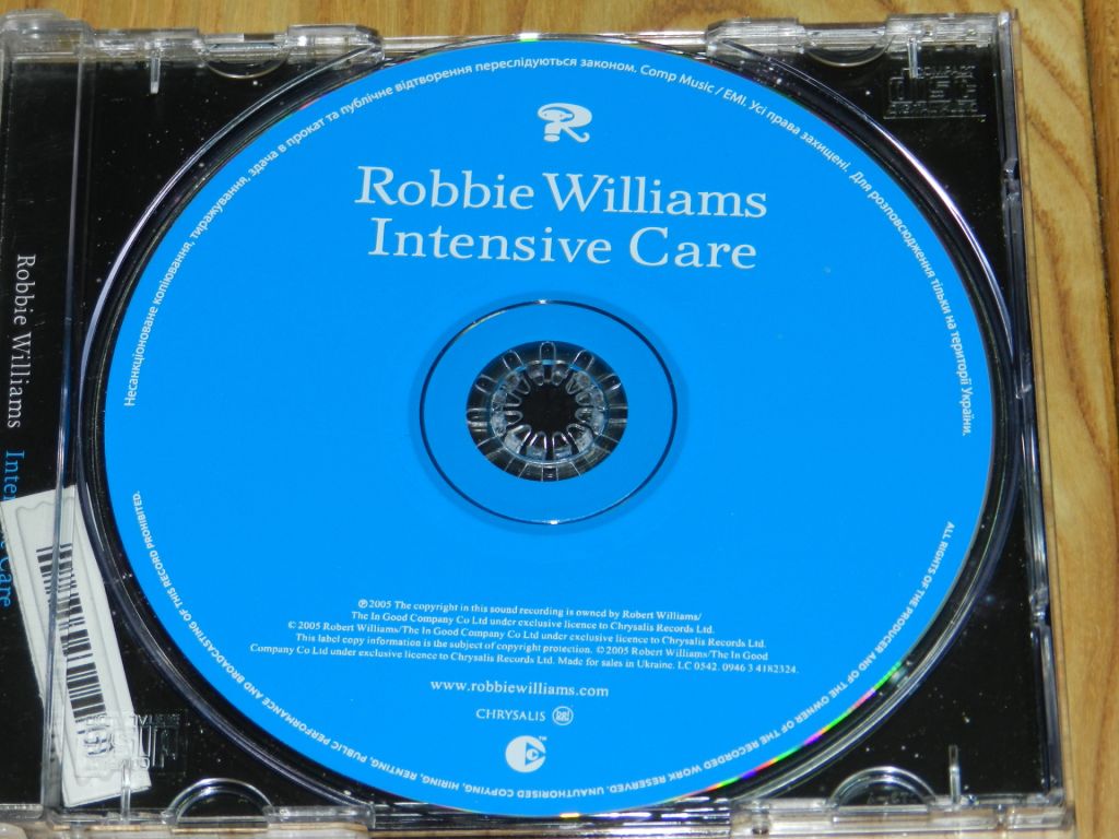 CD  Robbie Williams - Intensive Care - фото фото фото 1