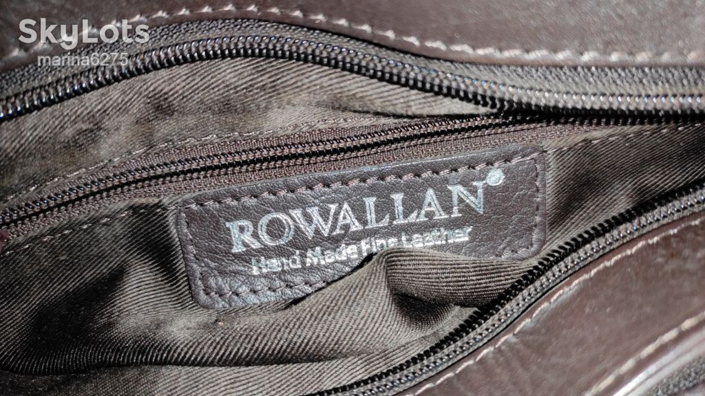 ROWALLAN~ кожаная удобная сумка качество !!! - фото фото фото 5