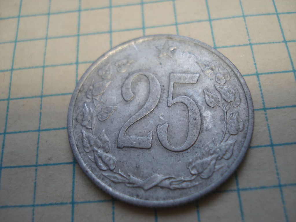 25геллерів 1963 Чехословаччина - фото фото фото 1