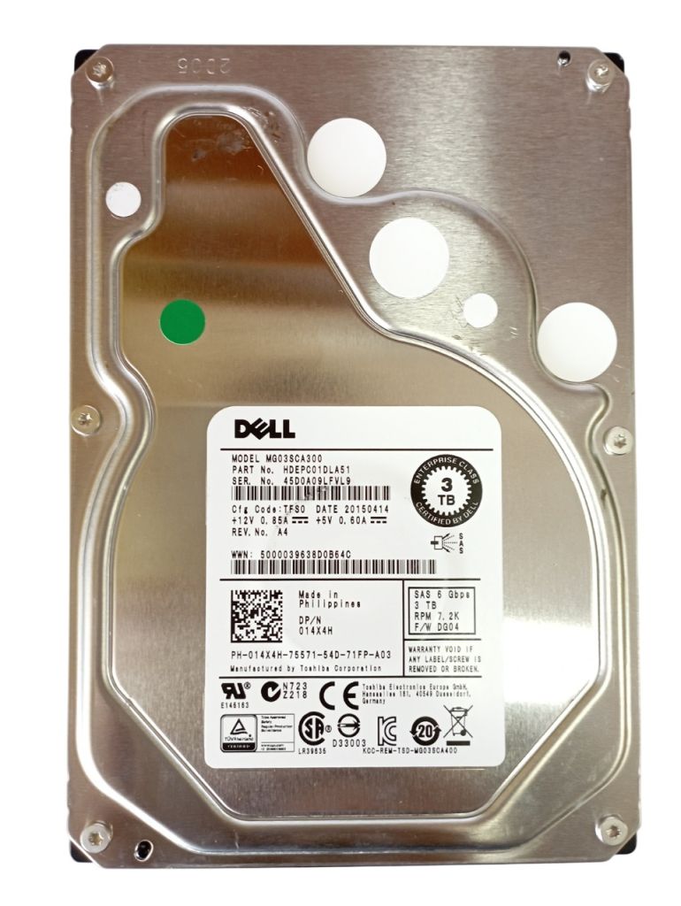 HDD 3.5 3TB SAS Toshiba MG03SCA300 7200/64mb для серверів - фото фото фото 0
