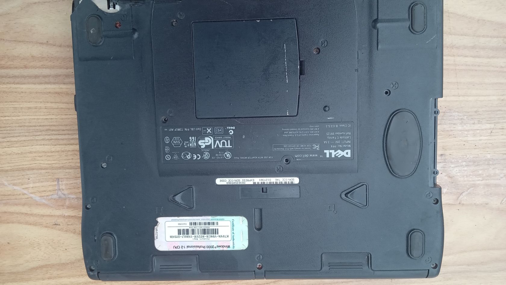 Ретро-ноутбук Dell Latitude CPx +3 видео  и 1 мультикарта! Раритет из 2000 года - фото фото фото 12