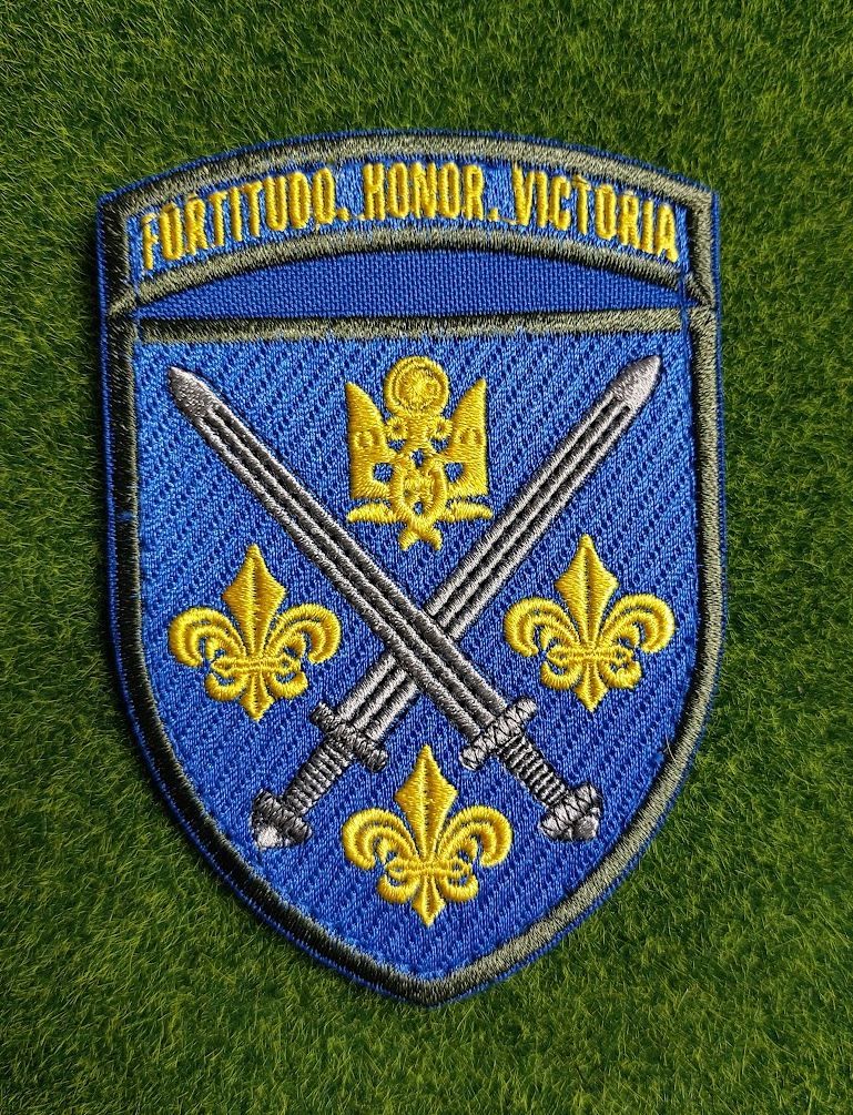 Шеврон 155 ОМБр Fortitudo. Honor. Victoria  № 4147 - фото фото фото 0