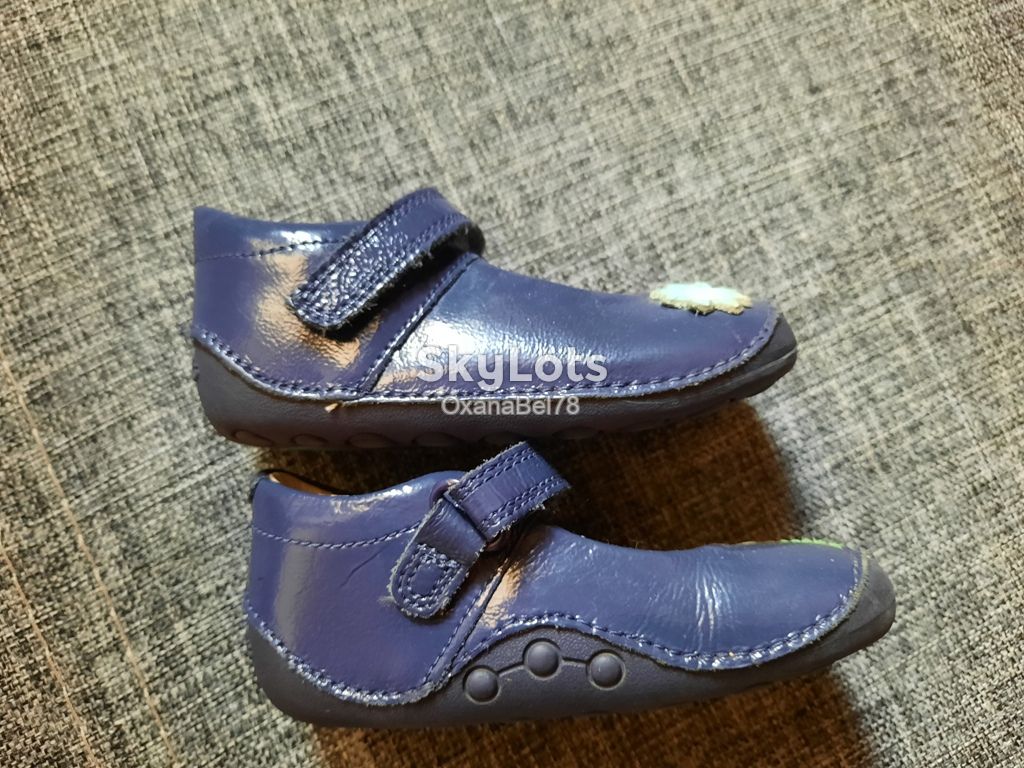Первые туфельки кожа  туфли Clarks р.21 uk 4 1/2 F - фото фото фото 7