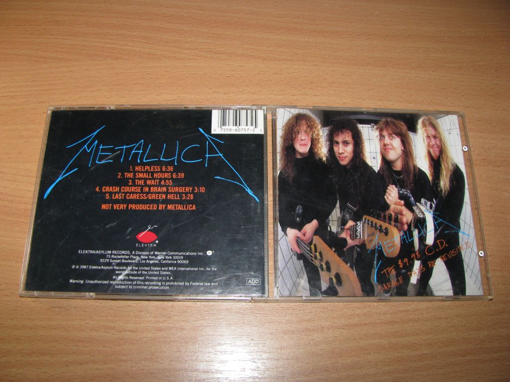 METALLICA - The $9.98 Garage Days  (1987 Elektra 1st press,USA) - фото фото фото 0