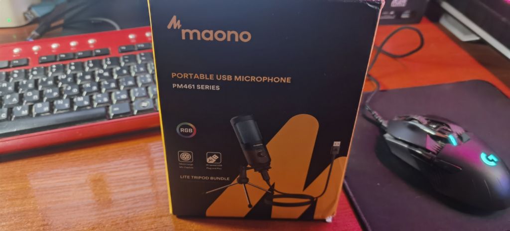 Микрофон конденсатор USB для геймеров,стримеров MAONO PM-461TR RGB - фото фото фото 2