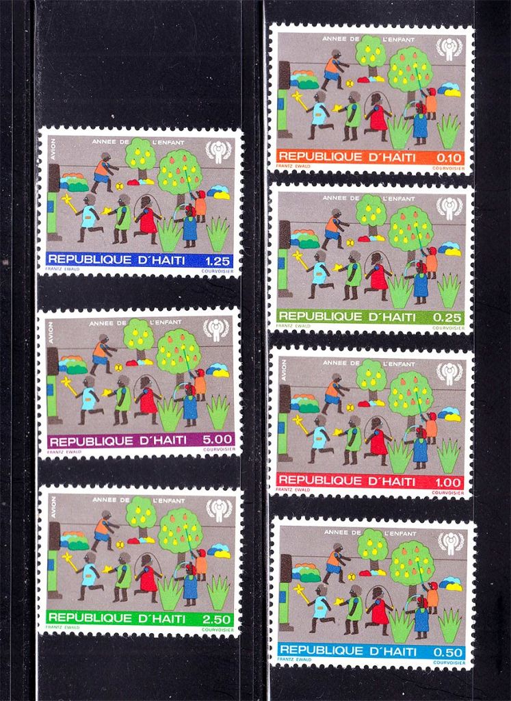 NM Искусство . Гаити 1979 г MNH дети - фото фото фото 0