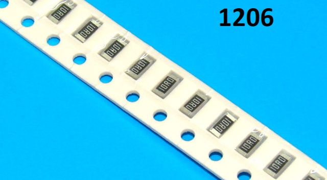 Резистор 1206 SMD 0,25W 1% 10R  1 шт. - фото фото фото 0
