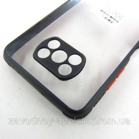 Xiaomi Poco X3 защитный чехол TPU+PC black - фото фото фото 2
