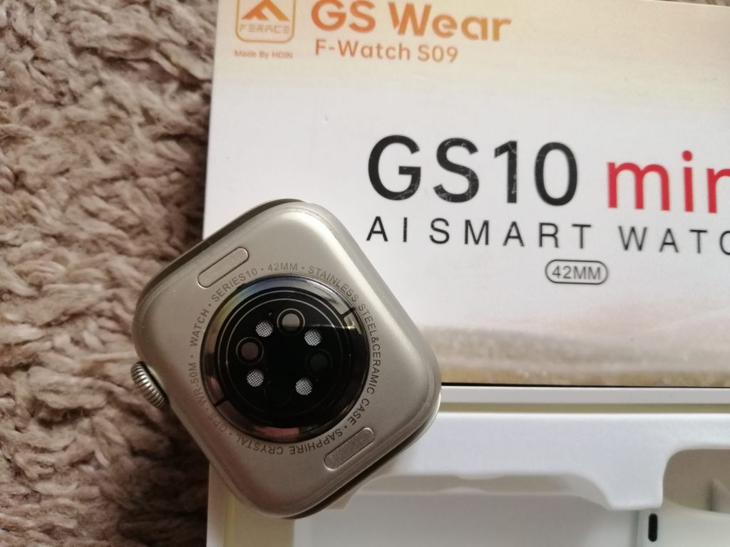 Фірмовий Металевий смарт годинник GS10 mini AI Smart Watch - фото фото фото 1